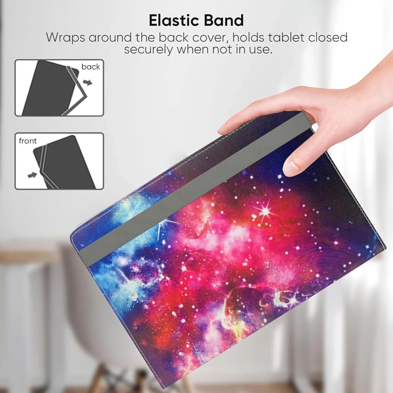 کاور فولیو استند یونیورسال EKAM برای تمام تبلت های 8 اینچی، مناسب برای تبلت های TECLAST P80T/P80، تبلت 8 اینچی Blackview Tab 5، تبلت 8 اینچی HiGrace Kids، کاور HAOQIN Tab 8 (رنگین کمانی) کاور فولیو استند یونیورسال EKAM برای تمام تبلت های 8 اینچی، مناسب برای تبلت های TECLAST P80T/P80، تبلت 8 اینچی Blackview Tab 5، تبلت 8 اینچی HiGrace Kids، کاور HAOQIN Tab 8 (رنگین کمانی)