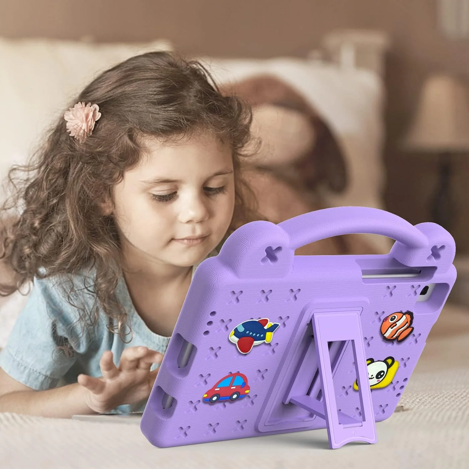 کیف تبلت کودکانه nincyee برای Samsung Galaxy Tab A 8.4" 2020 T307/T307U، کاور مقاوم در برابر ضربه EVA با پایه تاشو، کیف کارتونی خرس بچه با بند شانه برای کودکان کیف تبلت کودکانه nincyee برای Samsung Galaxy Tab A 8.4" 2020 T307/T307U، کاور مقاوم در برابر ضربه EVA با پایه تاشو، کیف کارتونی خرس بچه با بند شانه برای کودکان