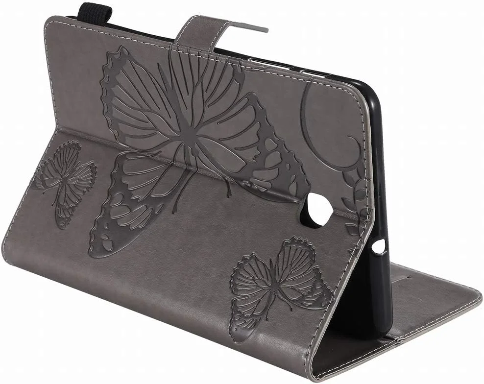 کیف تبلت Yiizy برای Samsung Galaxy Tab A 8.0 (2018) T387، کیف تاشو، چرمی PU، باریک، با قابلیت استند، محافظ تاشو، دارای جای کارت شناسایی و کارت اعتباری، بند مغناطیسی و کیف پول (خاکستری) کیف تبلت Yiizy برای Samsung Galaxy Tab A 8.0 (2018) T387، کیف تاشو، چرمی PU، باریک، با قابلیت استند، محافظ تاشو، دارای جای کارت شناسایی و کارت اعتباری، بند مغناطیسی و کیف پول (خاکستری)