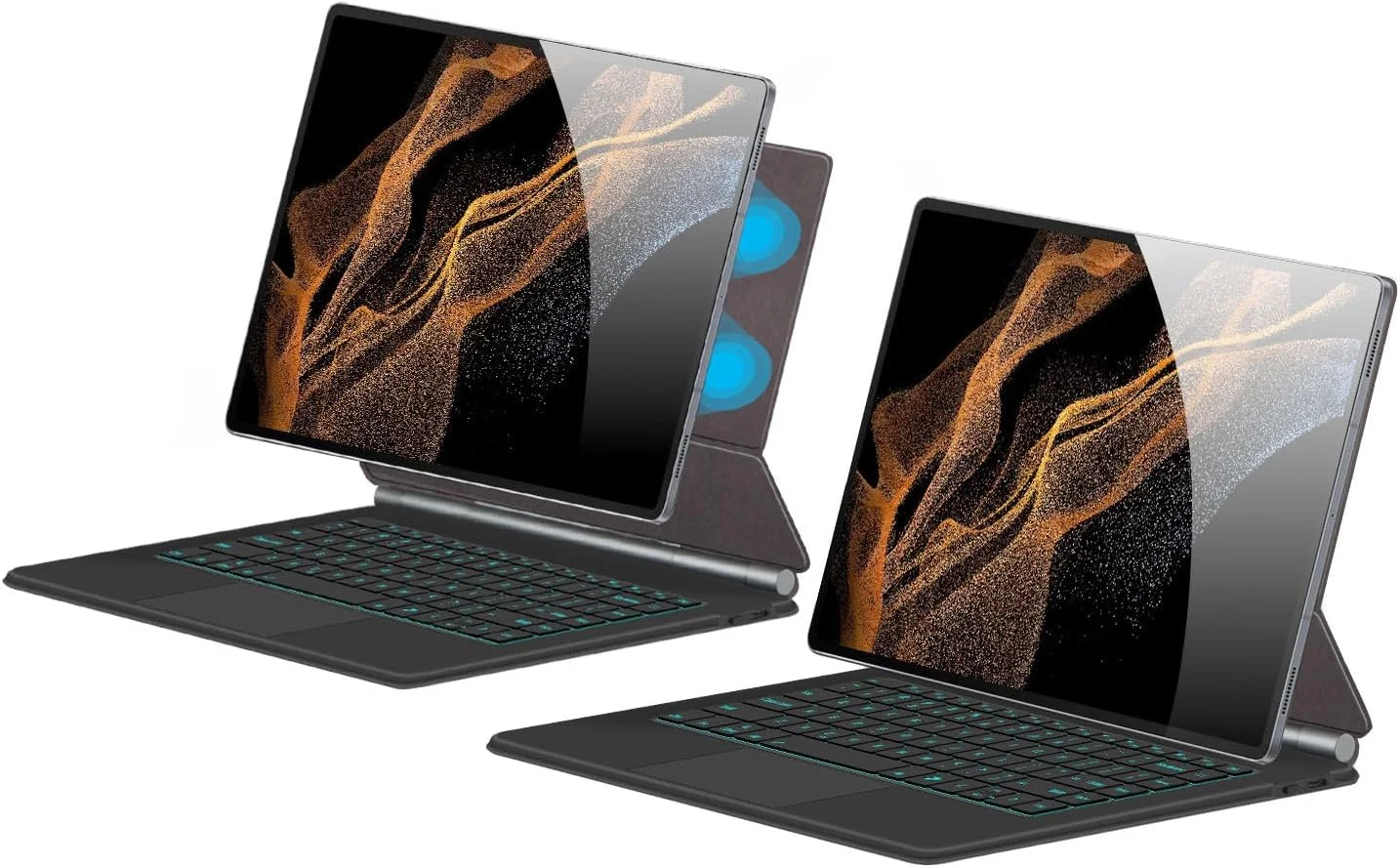 کاور کیبورد جادویی برای تبلت سامسونگ گلکسی تب S10 Ultra 14.6 اینچ (SM-X920 | SM-X926B)، کاور کیبورد بلوتوثی بیسیم با ترکپد و پایه مغناطیسی کاور کیبورد جادویی برای تبلت سامسونگ گلکسی تب S10 Ultra 14.6 اینچ (SM-X920 | SM-X926B)، کاور کیبورد بلوتوثی بیسیم با ترکپد و پایه مغناطیسی