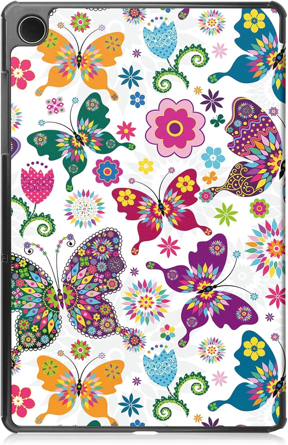 کیف تبلت RanTuo برای سامسونگ گلکسی تب A9 پلاس، چرم PU، سبک و نازک، ضد آب، ضد گرد و غبار، قاب محافظ ضد افتادن برای سامسونگ گلکسی تب A9 پلاس. (پروانه)