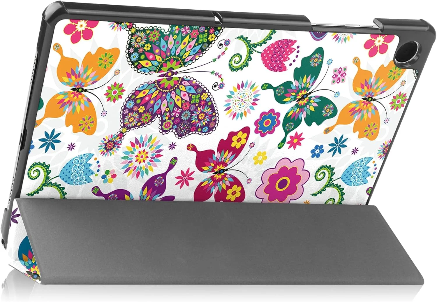 کیف تبلت RanTuo برای سامسونگ گلکسی تب A9 پلاس، چرم PU، سبک و نازک، ضد آب، ضد گرد و غبار، قاب محافظ ضد افتادن برای سامسونگ گلکسی تب A9 پلاس. (پروانه)