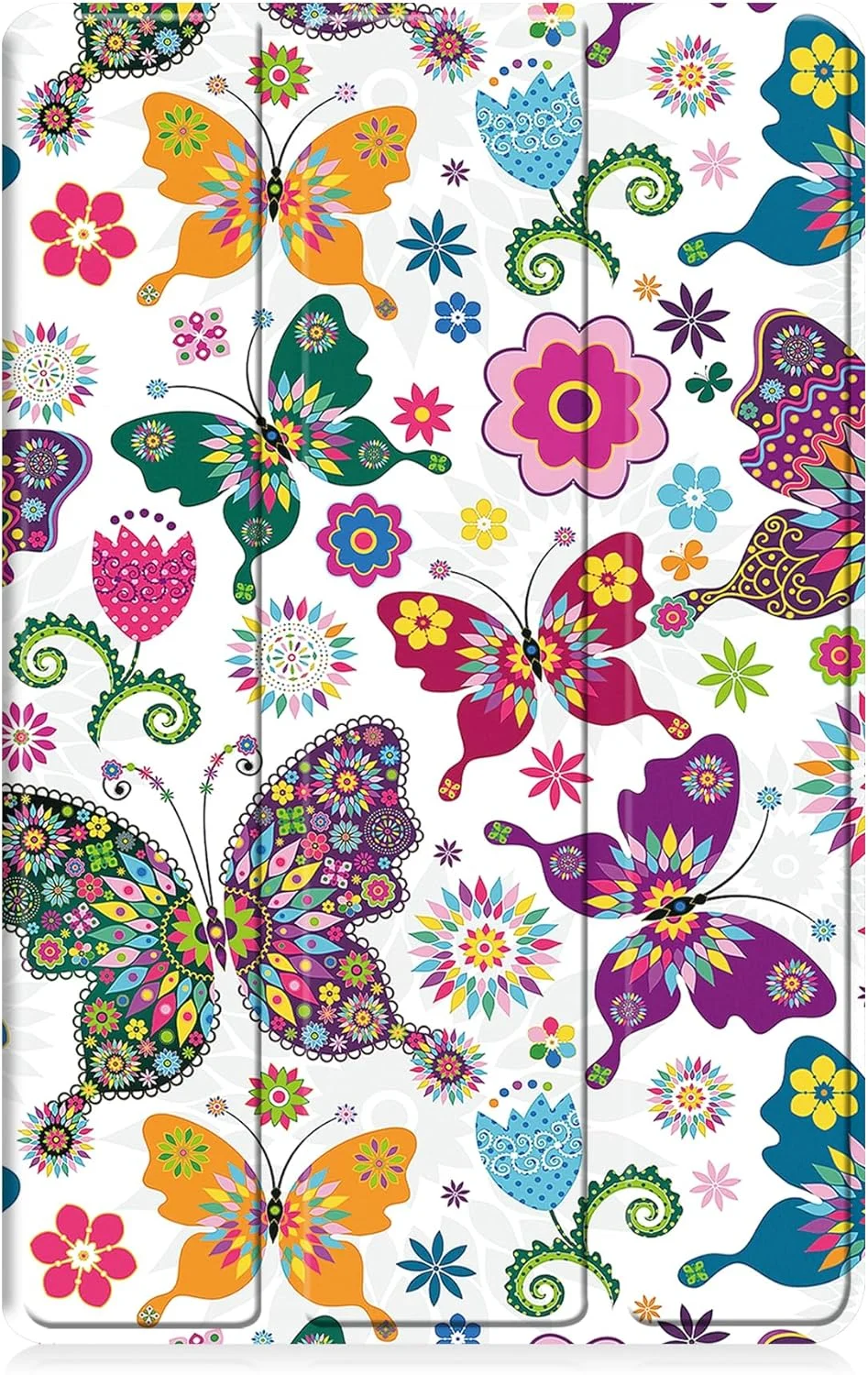 کیف تبلت RanTuo برای سامسونگ گلکسی تب A9 پلاس، چرم PU، سبک و نازک، ضد آب، ضد گرد و غبار، قاب محافظ ضد افتادن برای سامسونگ گلکسی تب A9 پلاس. (پروانه)