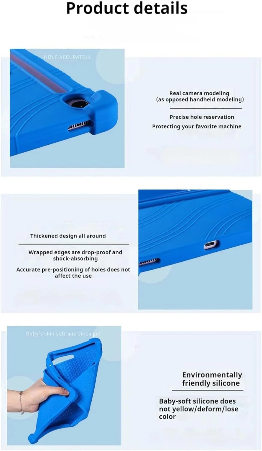 کاور تبلت گرواتری مناسب برای تبلت سامسونگ گلکسی تب S10 FE پلاس/FE+ 13.1 اینچ 2025 SM-X620/X626B [مناسب کودکان] سیلیکونی نرم با گوشه‌های ضخیم و مقاوم در برابر ضربه به همراه استند (نارنجی)