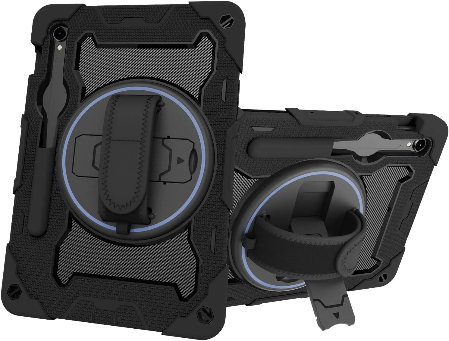 کیف تبلت nincyee برای Samsung Galaxy Tab S8/S7 11 اینچ، کیف سیلیکونی رنگین کمانی مقاوم در برابر ضربه برای کودکان با نگهدارنده مداد، بند شانه، پایه تاشو چرخشی، بند دستی کیف تبلت nincyee برای Samsung Galaxy Tab S8/S7 11 اینچ، کیف سیلیکونی رنگین کمانی مقاوم در برابر ضربه برای کودکان با نگهدارنده مداد، بند شانه، پایه تاشو چرخشی، بند دستی