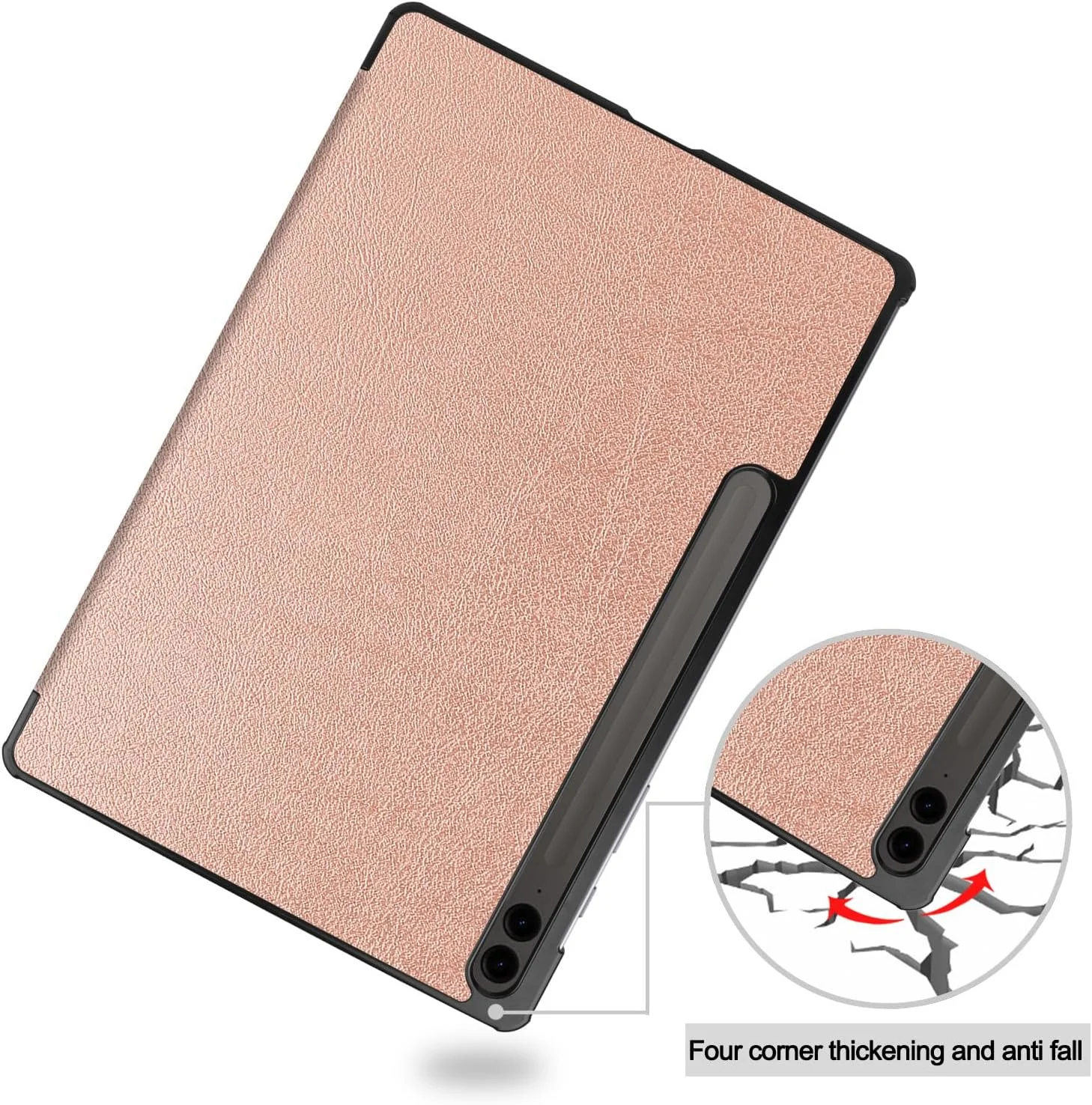 کاور تبلت Gruattreay سازگار با تبلت سامسونگ گلکسی تب S10 پلاس/S10+ 12.4 اینچ (2024)، کاور هوشمند سه تایی تبلت، زوایای دید چندگانه، خواب/بیدار شدن خودکار، با نگهدارنده مغناطیسی قلم (طلایی رز) کاور تبلت Gruattreay سازگار با تبلت سامسونگ گلکسی تب S10 پلاس/S10+ 12.4 اینچ (2024)، کاور هوشمند سه تایی تبلت، زوایای دید چندگانه، خواب/بیدار شدن خودکار، با نگهدارنده مغناطیسی قلم (طلایی رز)