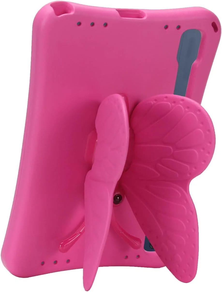 کیف تبلت کودکانه nincyee برای Samsung Galaxy Tab S9 FE 11 اینچ، کاور مقاوم در برابر ضربه EVA با جای مداد، پایه تاشو، قاب کارتونی پروانه ای چرخان برای سرگرمی کودکان کیف تبلت کودکانه nincyee برای Samsung Galaxy Tab S9 FE 11 اینچ، کاور مقاوم در برابر ضربه EVA با جای مداد، پایه تاشو، قاب کارتونی پروانه ای چرخان برای سرگرمی کودکان