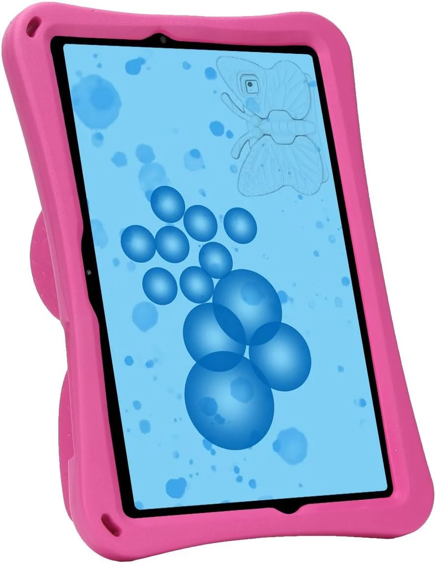 کیف تبلت کودکانه nincyee برای Samsung Galaxy Tab S9 FE 11 اینچ، کاور مقاوم در برابر ضربه EVA با جای مداد، پایه تاشو، قاب کارتونی پروانه ای چرخان برای سرگرمی کودکان کیف تبلت کودکانه nincyee برای Samsung Galaxy Tab S9 FE 11 اینچ، کاور مقاوم در برابر ضربه EVA با جای مداد، پایه تاشو، قاب کارتونی پروانه ای چرخان برای سرگرمی کودکان