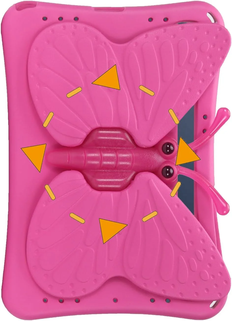 کیف تبلت کودکانه nincyee برای Samsung Galaxy Tab S9 FE 11 اینچ، کاور مقاوم در برابر ضربه EVA با جای مداد، پایه تاشو، قاب کارتونی پروانه ای چرخان برای سرگرمی کودکان کیف تبلت کودکانه nincyee برای Samsung Galaxy Tab S9 FE 11 اینچ، کاور مقاوم در برابر ضربه EVA با جای مداد، پایه تاشو، قاب کارتونی پروانه ای چرخان برای سرگرمی کودکان