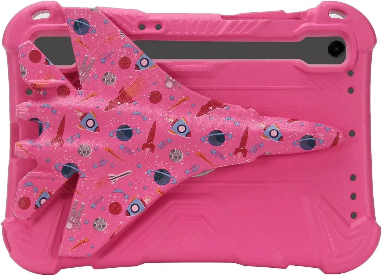 کیف تبلت کودکانه nincyee برای Samsung Galaxy Tab A9 8.7 اینچ، روکش مقاوم در برابر ضربه EVA با نگهدارنده مداد، پایه تاشو، قاب کارتونی چرخشی به شکل هواپیما برای سرگرمی کودکان کیف تبلت کودکانه nincyee برای Samsung Galaxy Tab A9 8.7 اینچ، روکش مقاوم در برابر ضربه EVA با نگهدارنده مداد، پایه تاشو، قاب کارتونی چرخشی به شکل هواپیما برای سرگرمی کودکان