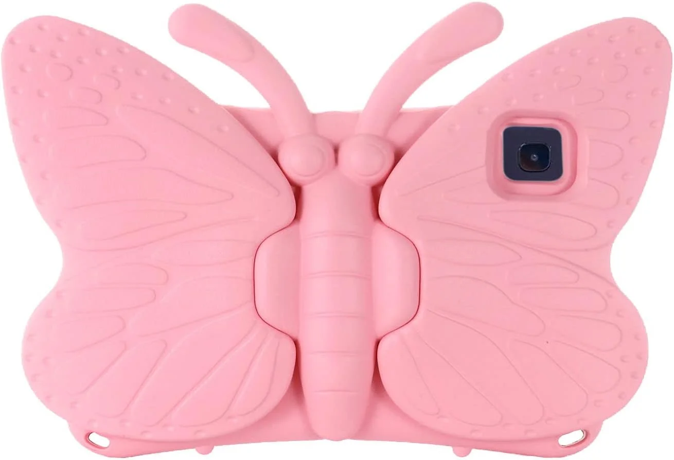 nincyee Kids Tablet Case for Samsung Galaxy Tab A7 10.4" 2020/2022 T505/T509,Eva Heavy Duty Shockproof Cover with Pencil Holder,Folding Kickstand,Butterfly Shape Cartoon Case for Children nincyee Kids Tablet Case for Samsung Galaxy Tab A7 10.4" 2020/2022 T505/T509,Eva Heavy Duty Shockproof Cover with Pencil Holder,Folding Kickstand,Butterfly Shape Cartoon Case for Children