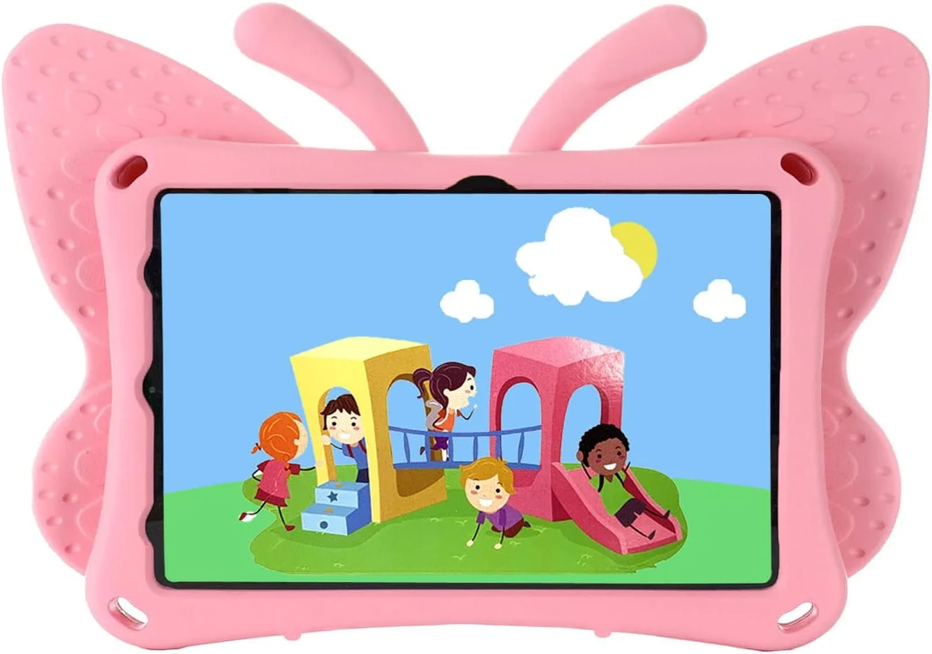 nincyee Kids Tablet Case for Samsung Galaxy Tab A7 10.4" 2020/2022 T505/T509,Eva Heavy Duty Shockproof Cover with Pencil Holder,Folding Kickstand,Butterfly Shape Cartoon Case for Children nincyee Kids Tablet Case for Samsung Galaxy Tab A7 10.4" 2020/2022 T505/T509,Eva Heavy Duty Shockproof Cover with Pencil Holder,Folding Kickstand,Butterfly Shape Cartoon Case for Children