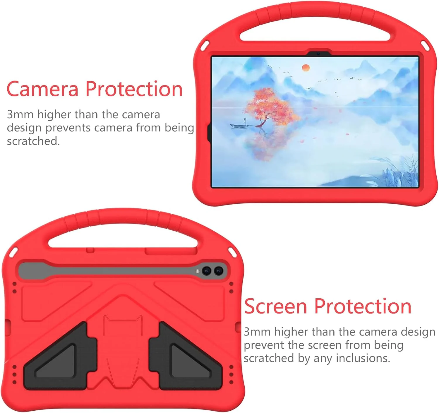 کیف کودکانه UUcovers برای تبلت سامسونگ گلکسی تب S9 FE 5G 10.9 اینچ / تب S9 11 اینچ 2023 و تب S8/تب S7 11 اینچ 2022/2020 (SM-X510/X710/X700/T870) با جای قلم S-Pen/پایه/دستگیره، کاور نرم EVA ضد ضربه، قرمز کیف کودکانه UUcovers برای تبلت سامسونگ گلکسی تب S9 FE 5G 10.9 اینچ / تب S9 11 اینچ 2023 و تب S8/تب S7 11 اینچ 2022/2020 (SM-X510/X710/X700/T870) با جای قلم S-Pen/پایه/دستگیره، کاور نرم EVA ضد ضربه، قرمز