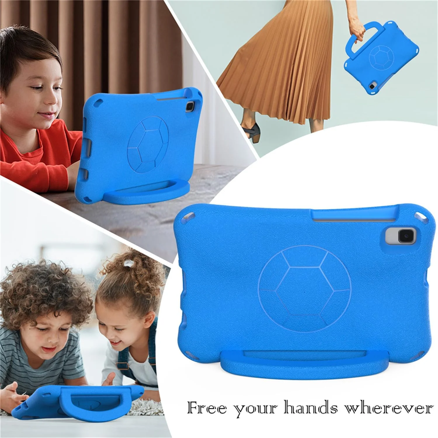 HYAEcase Tablet Case for Samsung Galaxy Tab A9 8.7 Inch 2023 Model (SM-X110/X115/X117),Lightweight Shockproof Rugged EVA Kids Friendly Handle Kickstand Child Proof Protective Case (Dark Blue) HYAEcase Tablet Case for Samsung Galaxy Tab A9 8.7 Inch 2023 Model (SM-X110/X115/X117),Lightweight Shockproof Rugged EVA Kids Friendly Handle Kickstand Child Proof Protective Case (Dark Blue)