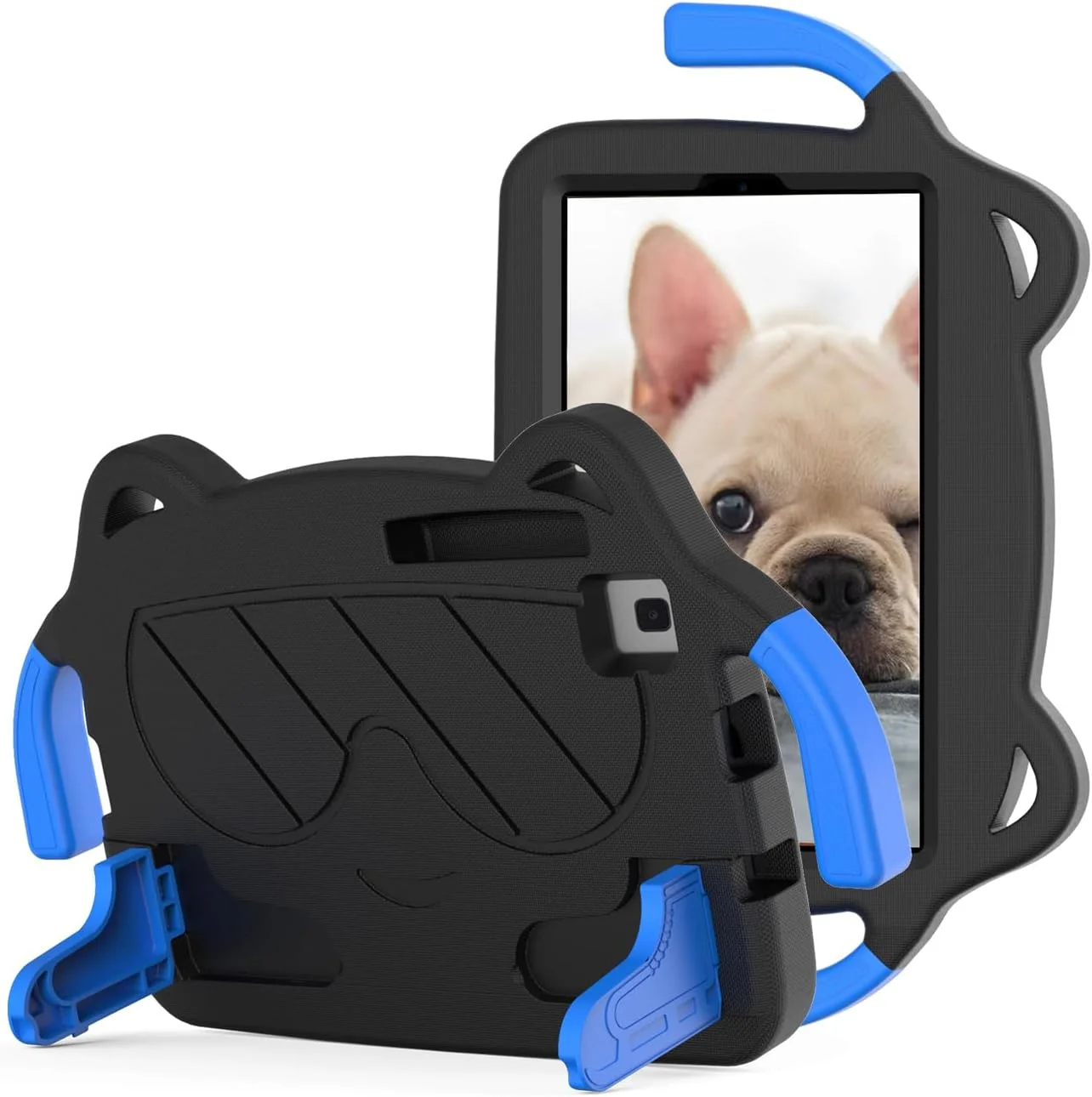 کیف تبلت کودکانه nincyee برای Samsung Galaxy Tab A7 Lite 8.7 اینچ 2021 مدل SM-T220/T225، کاور مقاوم در برابر ضربه EVA با جای مداد، پایه تاشو، کیف کارتونی کوچک دستی شکل برای کودکان