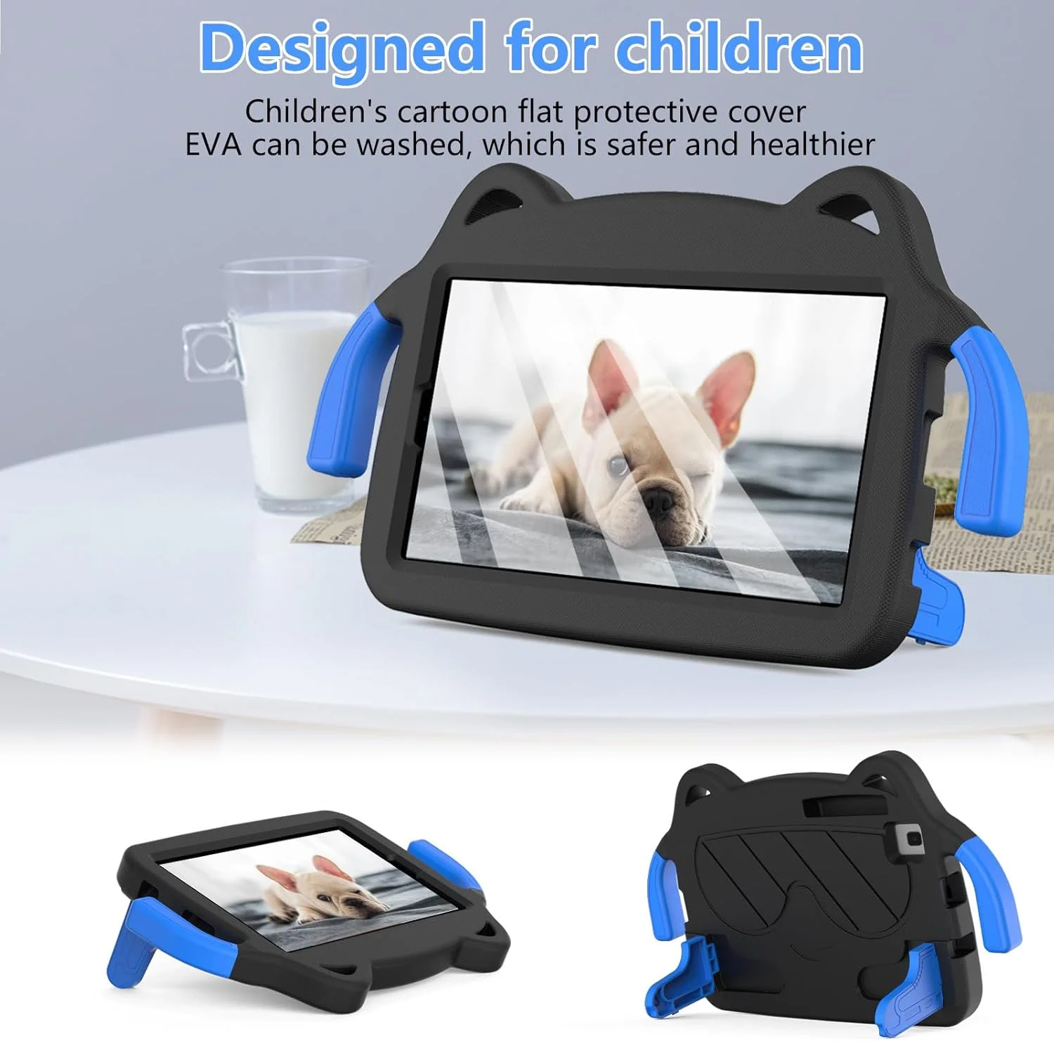 کیف تبلت کودکانه nincyee برای Samsung Galaxy Tab A7 Lite 8.7 اینچ 2021 مدل SM-T220/T225، کاور مقاوم در برابر ضربه EVA با جای مداد، پایه تاشو، کیف کارتونی کوچک دستی شکل برای کودکان کیف تبلت کودکانه nincyee برای Samsung Galaxy Tab A7 Lite 8.7 اینچ 2021 مدل SM-T220/T225، کاور مقاوم در برابر ضربه EVA با جای مداد، پایه تاشو، کیف کارتونی کوچک دستی شکل برای کودکان