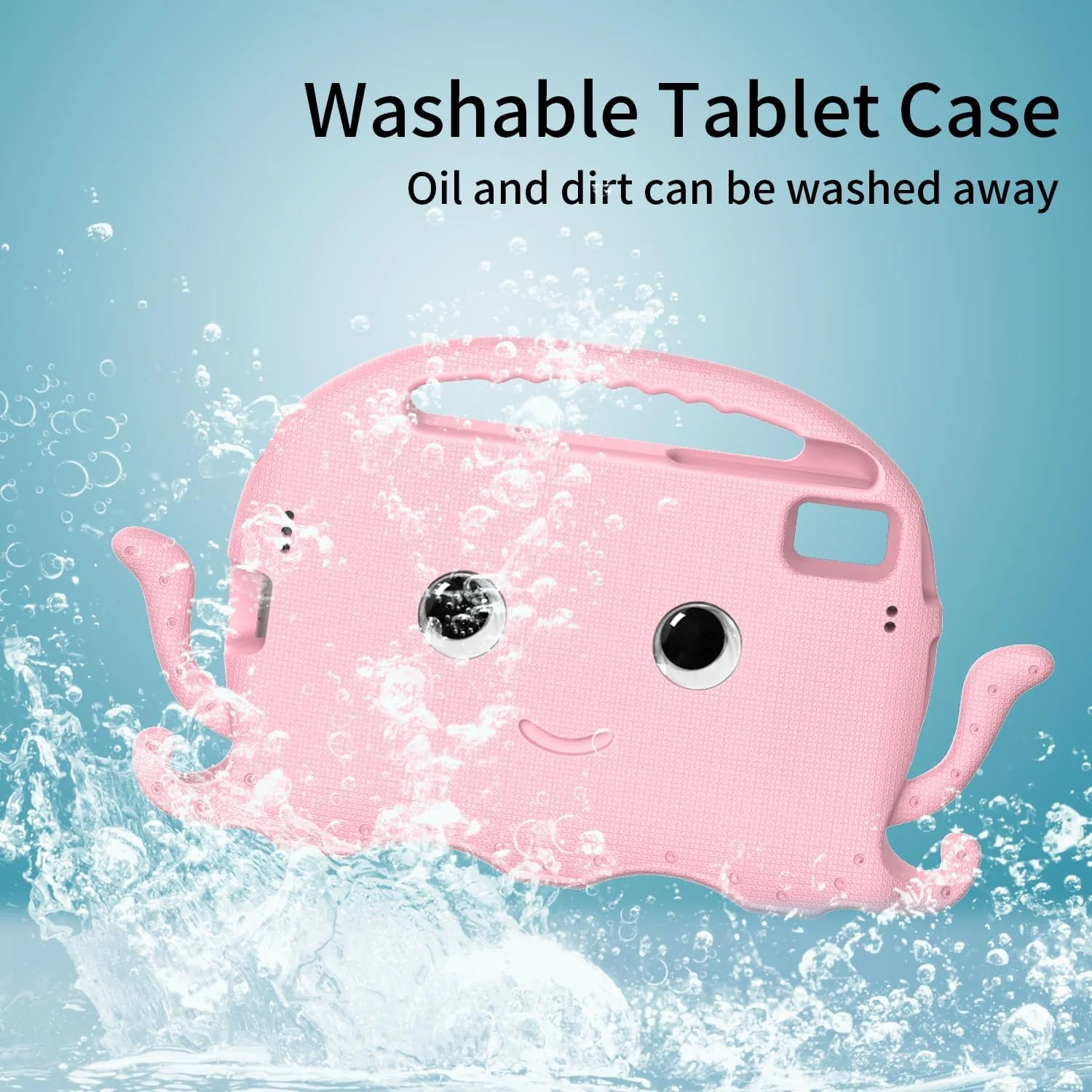 کیف تبلت سازگار با سامسونگ گلکسی تب S5e 10.5 (2019) SM-T720/T725، کاور سبک و مقاوم در برابر ضربه مناسب کودکان، کاور تبلت با گوشههای ضد لغزش و بند شانه برای پسران کیف تبلت سازگار با سامسونگ گلکسی تب S5e 10.5 (2019) SM-T720/T725، کاور سبک و مقاوم در برابر ضربه مناسب کودکان، کاور تبلت با گوشههای ضد لغزش و بند شانه برای پسران