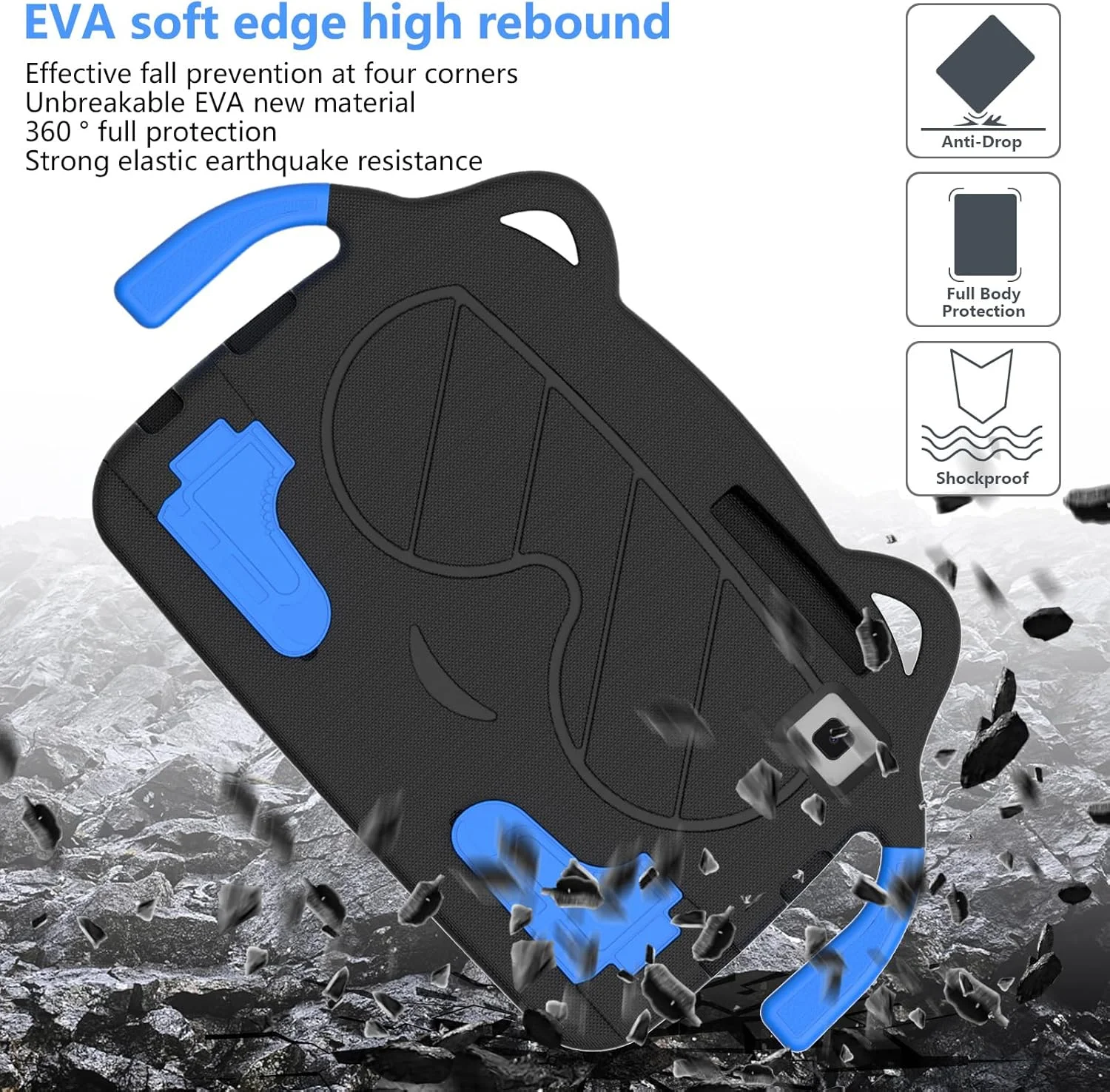 کیف تبلت کودکانه nincyee برای Samsung Galaxy Tab A7 Lite 8.7 اینچ 2021 مدل SM-T220/T225، کاور مقاوم در برابر ضربه EVA با جای مداد، پایه تاشو، کیف کارتونی کوچک دستی شکل برای کودکان کیف تبلت کودکانه nincyee برای Samsung Galaxy Tab A7 Lite 8.7 اینچ 2021 مدل SM-T220/T225، کاور مقاوم در برابر ضربه EVA با جای مداد، پایه تاشو، کیف کارتونی کوچک دستی شکل برای کودکان