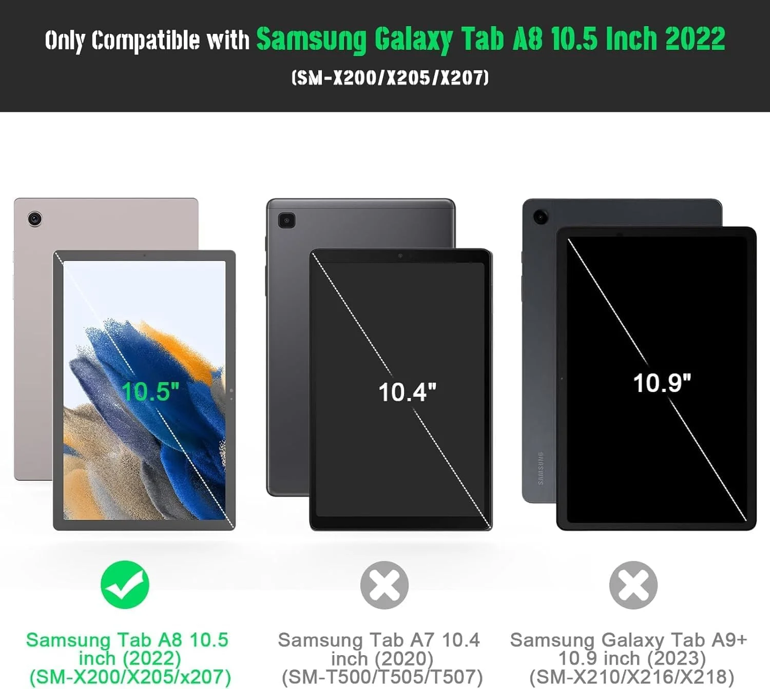 کیف تبلت HYAEcase برای سامسونگ گلکسی تب A8 10.5 اینچ 2022 مدل SM-X200/X205/X207، سبک وزن، ضد ضربه، مقاوم، فوم EVA مناسب کودکان، دارای دستگیره و پایه، محافظ کودک (بنفش) کیف تبلت HYAEcase برای سامسونگ گلکسی تب A8 10.5 اینچ 2022 مدل SM-X200/X205/X207، سبک وزن، ضد ضربه، مقاوم، فوم EVA مناسب کودکان، دارای دستگیره و پایه، محافظ کودک (بنفش)