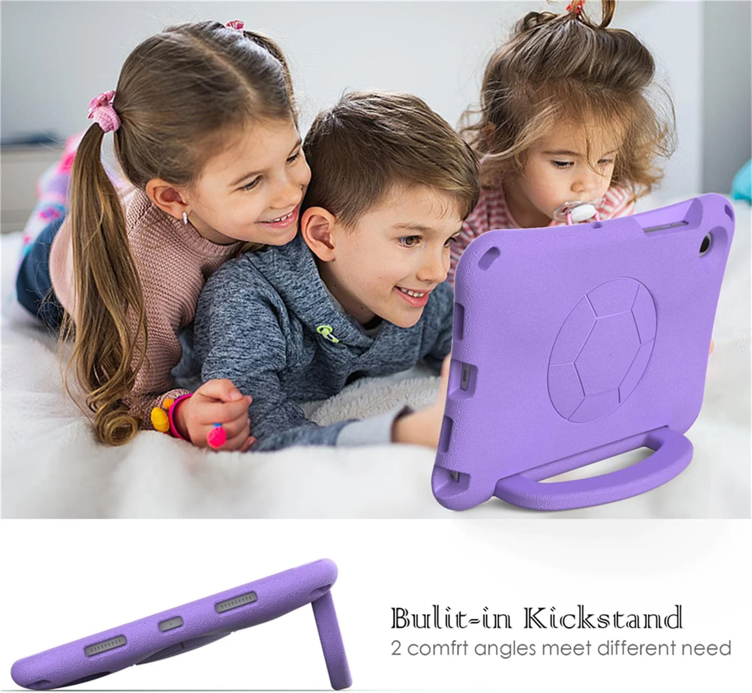 کیف تبلت HYAEcase برای سامسونگ گلکسی تب A8 10.5 اینچ 2022 مدل SM-X200/X205/X207، سبک وزن، ضد ضربه، مقاوم، فوم EVA سازگار با کودکان، دارای دسته و پایه، محافظ کودک (بنفش) کیف تبلت HYAEcase برای سامسونگ گلکسی تب A8 10.5 اینچ 2022 مدل SM-X200/X205/X207، سبک وزن، ضد ضربه، مقاوم، فوم EVA سازگار با کودکان، دارای دسته و پایه، محافظ کودک (بنفش)