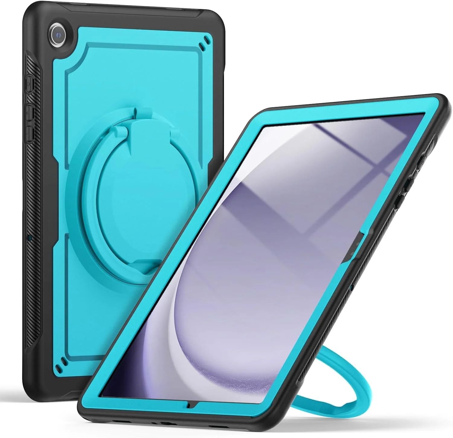 کیف تبلت لانه زنبوری nincyee برای Samsung Galaxy Tab A9+ 11 اینچ 2023، کاور سیلیکونی ضد ضربه رنگ ثابت 3 در 1 با جای مدادی، بند شانه ای، پایه تاشو چرخان کیف تبلت لانه زنبوری nincyee برای Samsung Galaxy Tab A9+ 11 اینچ 2023، کاور سیلیکونی ضد ضربه رنگ ثابت 3 در 1 با جای مدادی، بند شانه ای، پایه تاشو چرخان