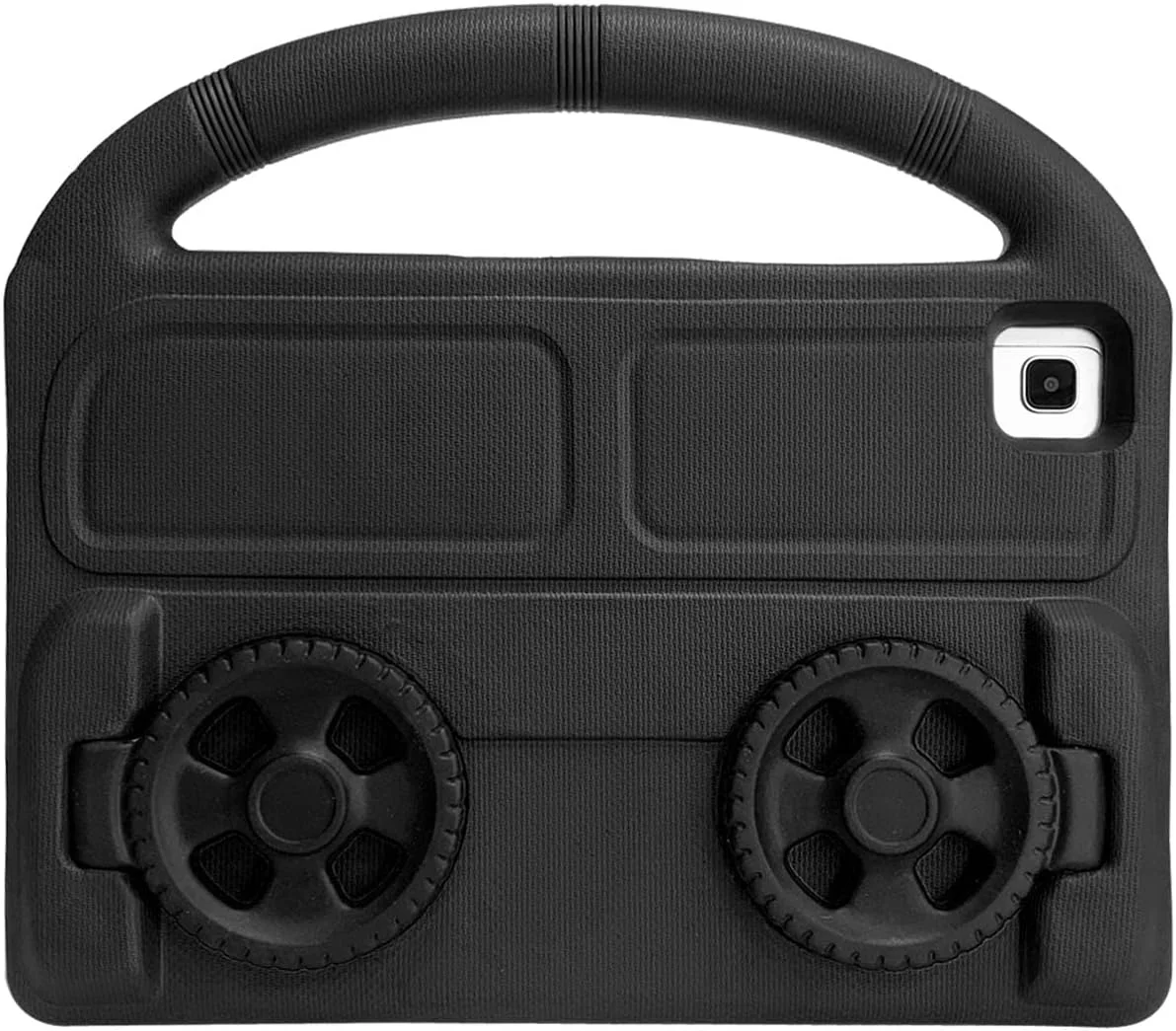 کیف تبلت کودکانه nincyee برای Samsung Galaxy Tab S6 10.5 اینچ 2019 T860/T865، کاور مقاوم در برابر ضربه EVA با دسته، کیف پایه تاشو با طرح چرخ ماشین برای کودکان