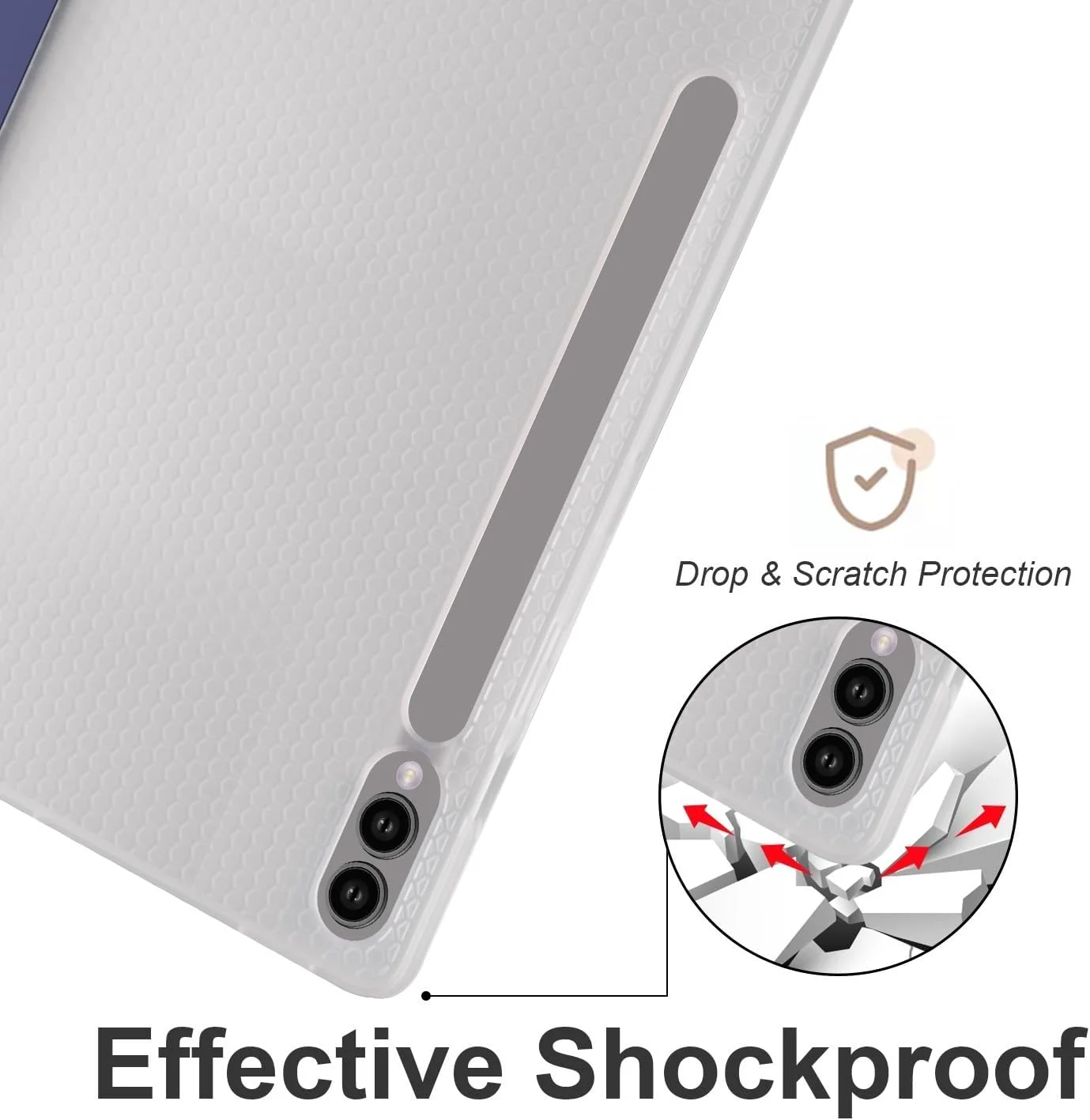 کاور شفاف تبلت سازگار با تبلت سامسونگ گلکسی تب S8/S7 11 اینچی (SM-X700/X706/T870/T875/T878)، کاور باریک TPU با قابلیت بیدار شدن/به خواب رفتن خودکار، کاور سبک وزن هوشمند با جای مدادی، کاور ضد ضربه، سرمه ای کاور شفاف تبلت سازگار با تبلت سامسونگ گلکسی تب S8/S7 11 اینچی (SM-X700/X706/T870/T875/T878)، کاور باریک TPU با قابلیت بیدار شدن/به خواب رفتن خودکار، کاور سبک وزن هوشمند با جای مدادی، کاور ضد ضربه، سرمه ای