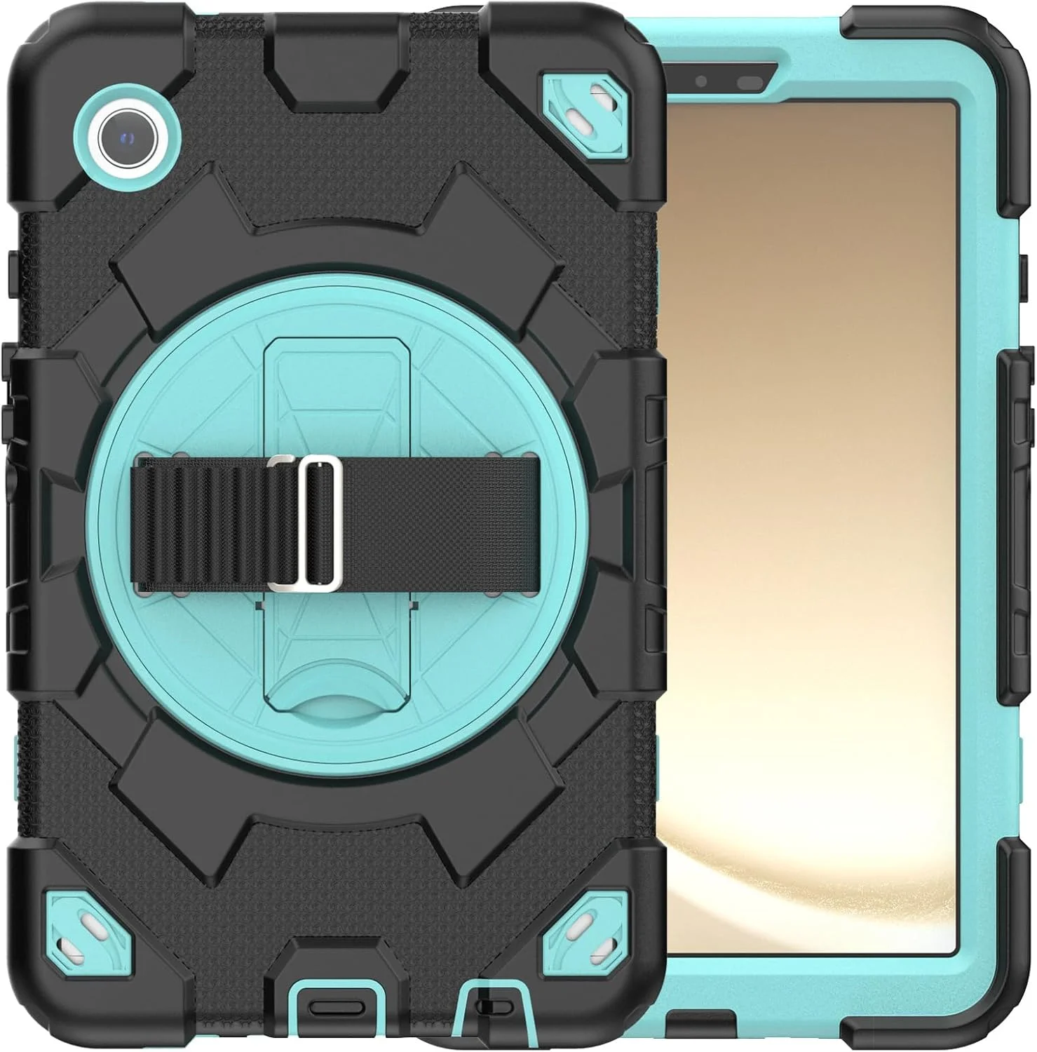 کیف تبلت nincyee برای سامسونگ گلکسی تب A9 8.7 اینچ 2023، قاب سیلیکونی عنکبوتی رنگارنگ و مقاوم کودکانه با نگهدارنده قلم، بند شانه، بند دستی چرخان 360 درجه و پایه تاشو کیف تبلت nincyee برای سامسونگ گلکسی تب A9 8.7 اینچ 2023، قاب سیلیکونی عنکبوتی رنگارنگ و مقاوم کودکانه با نگهدارنده قلم، بند شانه، بند دستی چرخان 360 درجه و پایه تاشو