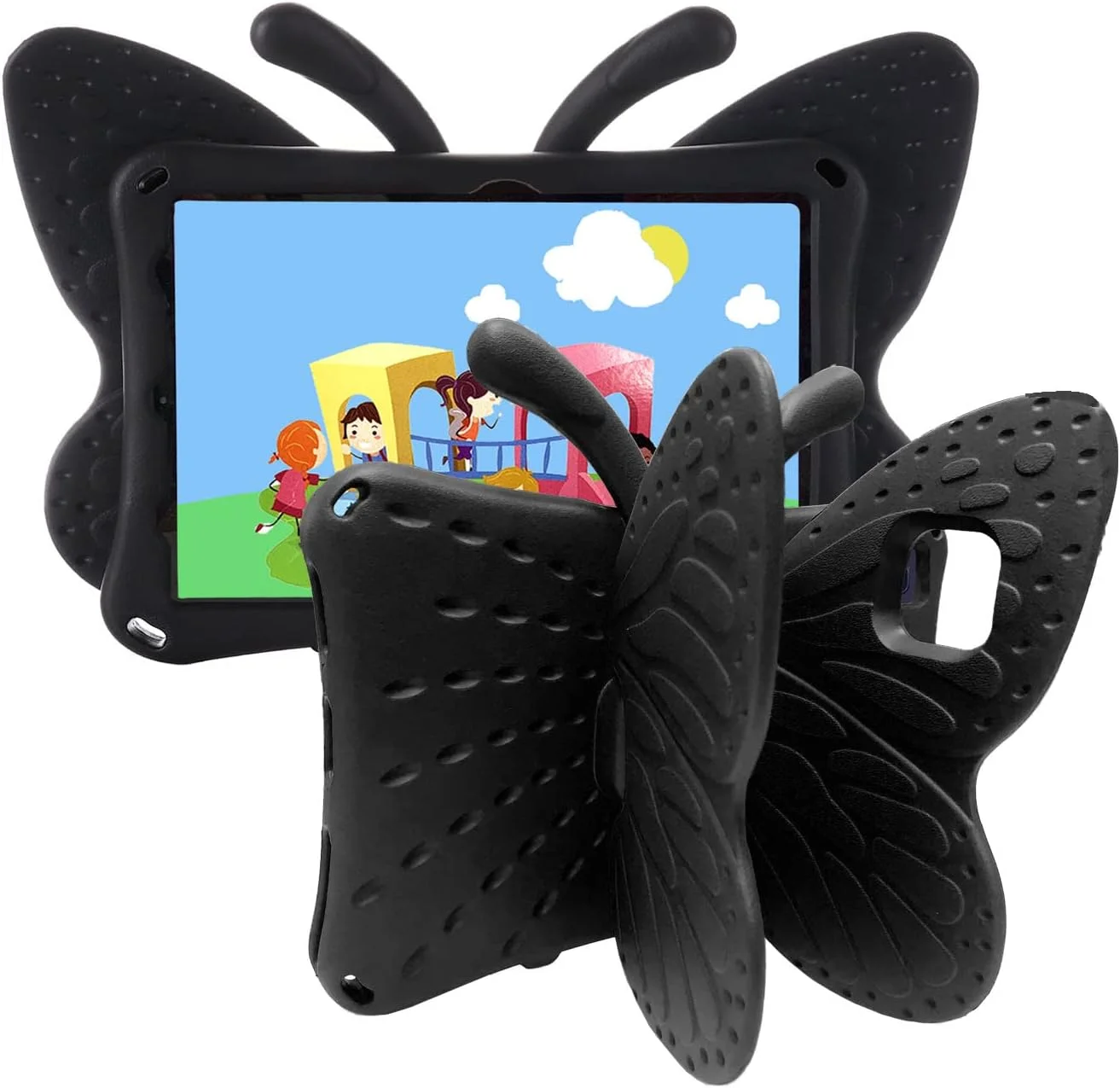 کیف تبلت کودکانه nincyee برای Samsung Galaxy Tab S5E 10.5 اینچ 2019 T720/T725، کاور مقاوم در برابر ضربه EVA با نگهدارنده مداد، پایه تاشو، کیف کارتونی طرح پروانه ای برای کودکان کیف تبلت کودکانه nincyee برای Samsung Galaxy Tab S5E 10.5 اینچ 2019 T720/T725، کاور مقاوم در برابر ضربه EVA با نگهدارنده مداد، پایه تاشو، کیف کارتونی طرح پروانه ای برای کودکان