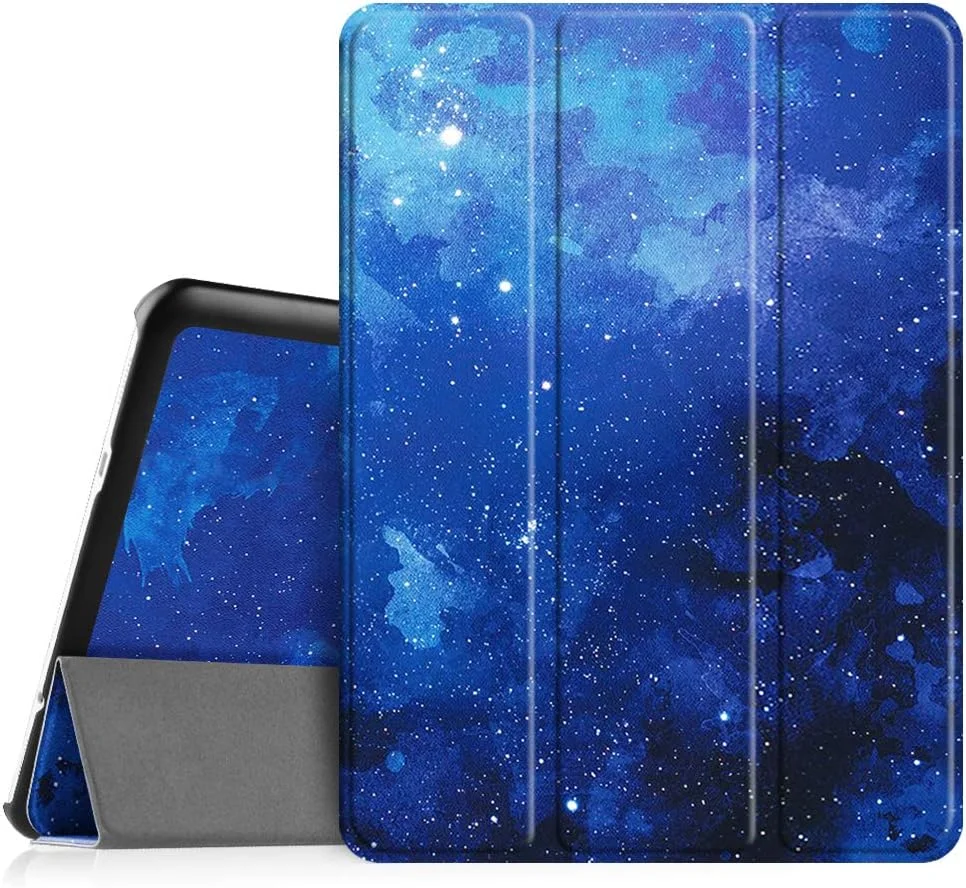 کیف محافظ باریک Fintie برای تبلت سامسونگ گلکسی تب S2 9.7 اینچی - کاور محافظ سبک وزن با قابلیت خواب/بیدار شدن خودکار، طرح آسمان پر ستاره