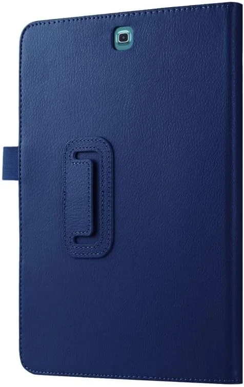 BLCshine Case for Samsung Galaxy Tab A 9.7 inch (2015) SM-T550 SM-T555 SM-P550 SM-P555 - Lightweight PU Leather Folio Protective Cover with Pencil Loop, Auto Sleep/Wake Feature - Deep Blue