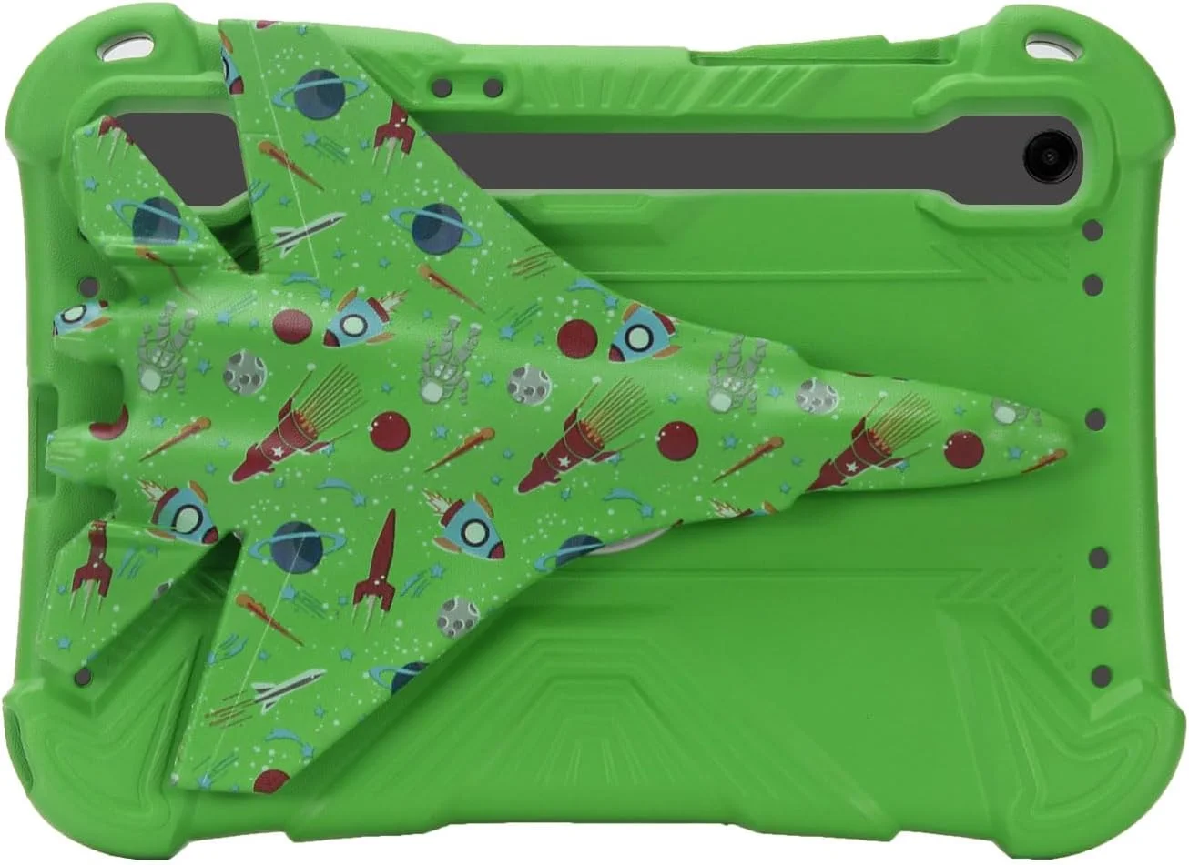 nincyee Kids Tablet Case for Samsung Galaxy Tab S9/S8/S7 11",Eva Heavy Duty Shockproof Cover with Pencil Holder,Folding Kickstand,Rotating Airplane Shape Cartoon Case for Children Fun