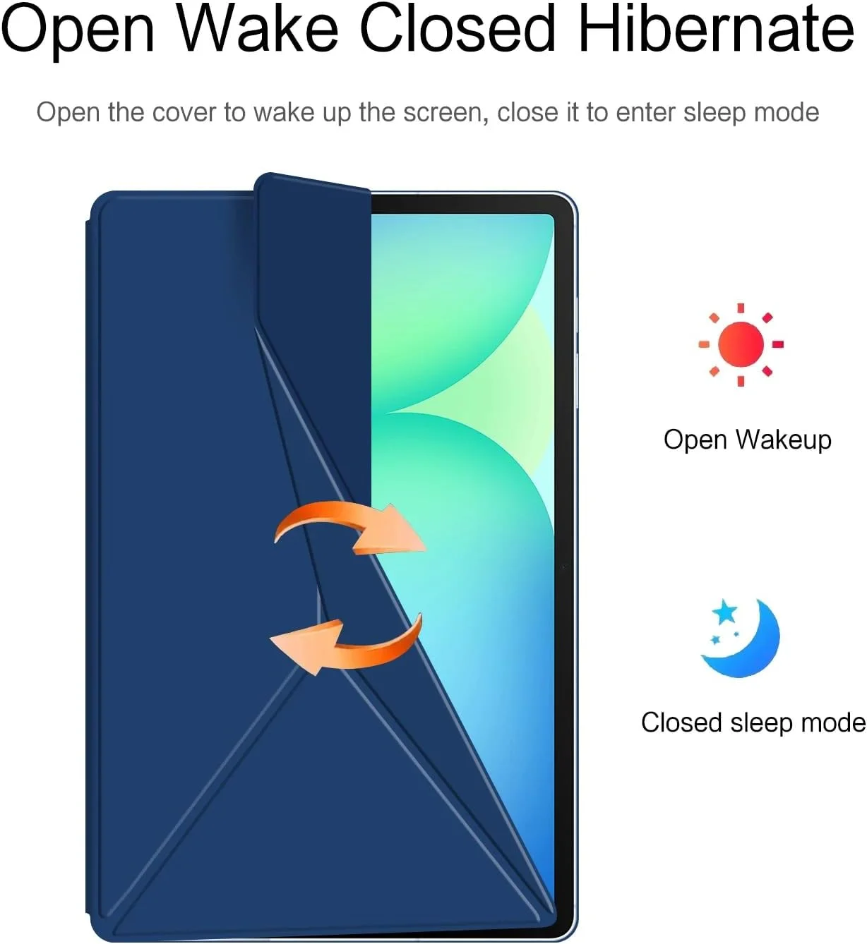 کاور تبلت Gruattreay برای Samsung Galaxy Tab S10 FE 10.9 اینچ 2025 SM-X520/X526B با قابلیت بیدار/خواب خودکار، جذب مغناطیسی، سبک وزن، چرم PU، کاور تاشو K-شکل (خاکستری)