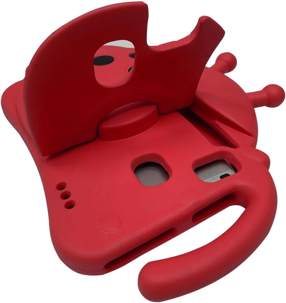 کیف تبلت کودکانه nincyee برای Samsung Galaxy Tab 3 8.0" T310/T311/T315، روکش مقاوم در برابر ضربه EVA با پایه تاشو، کیف کارتونی طرح سوسک بامزه برای کودکان