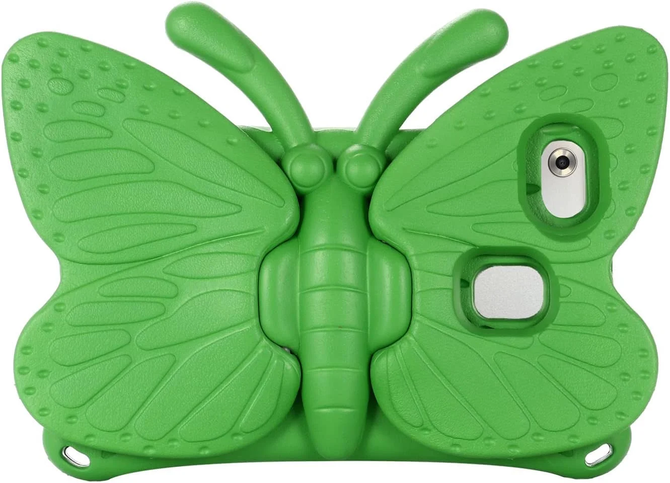 کیف تبلت کودکانه nincyee برای Samsung Galaxy Tab A 8.0" 2019 P200/P205، کاور مقاوم در برابر ضربه EVA با جای مدادی، پایه تاشو، کیف کارتونی طرح پروانه ای برای کودکان