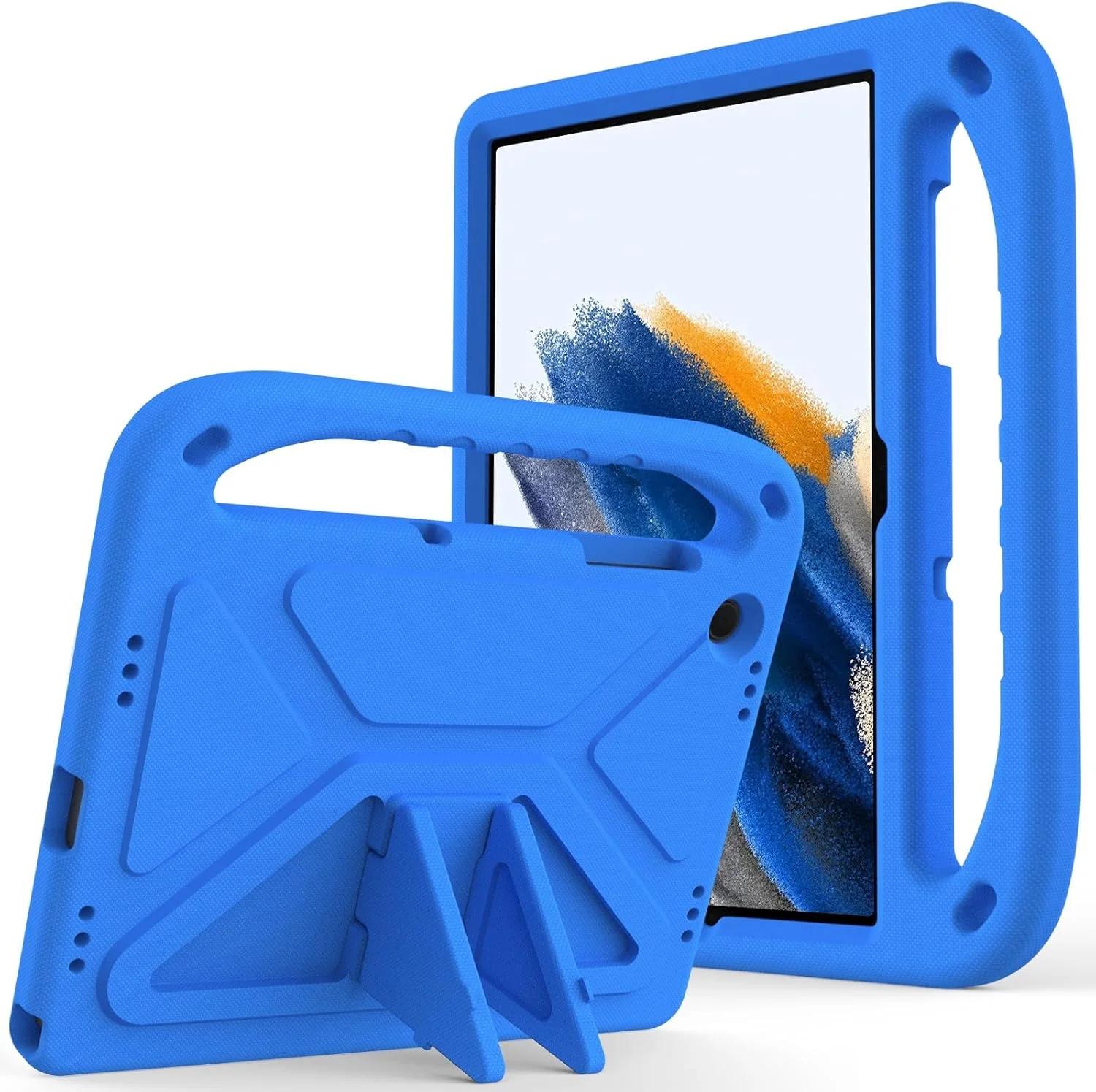 کیف تبلت مناسب برای Samsung Galaxy Tab A9 Plus (2023) SM-X210/216B، ضد ضربه، سبک وزن، با دسته و پایه، محافظ، مقاوم در برابر خراش، ساخته شده از مواد EVA