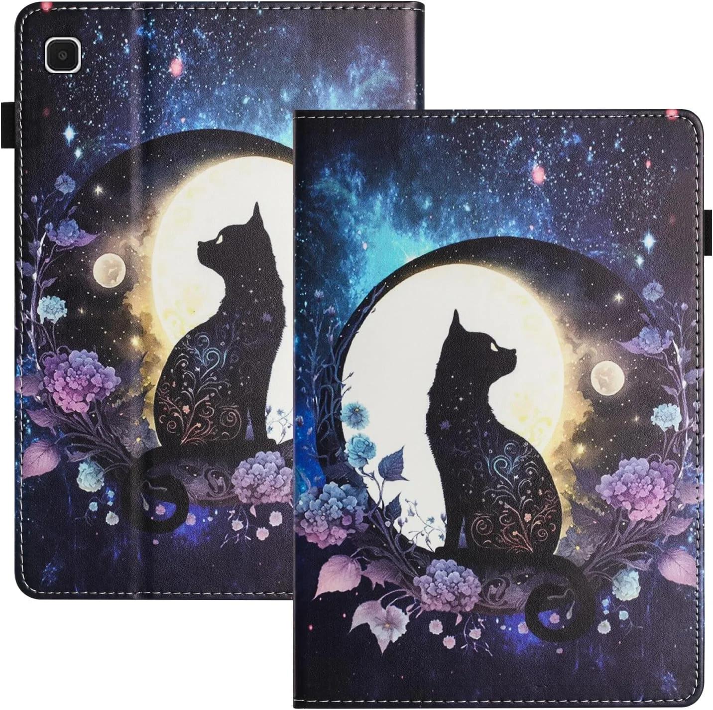 کیف تبلت LSPCASA برای Samsung Galaxy Tab A 10.1 (2019) SM-T510/T515 جنس PU+TPU کاور دارای عملکرد استند برای Galaxy Tab A مناسب برای چت