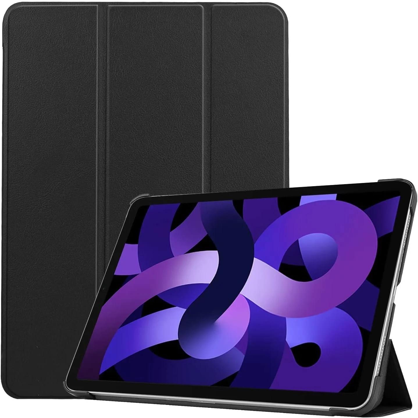 کیف تبلت RanTuo برای Samsung Galaxy Tab A7 10.4 2022، چرم PU، سبک و نازک، ضد آب، ضد گرد و غبار، قاب محافظ ضد افتادن برای Samsung Galaxy Tab A7 10.4 2022. (مشکی)