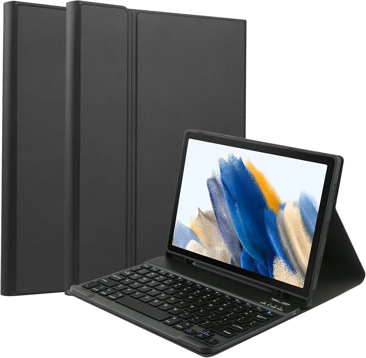 کیف محافظ تبلت جداشدنی Morelian با صفحه کلید بلوتوثی و جای قلم، سازگار با تبلت سامسونگ گلکسی تب A8 10.5 اینچی مدل SM-X200/SM-X205/SM-X207