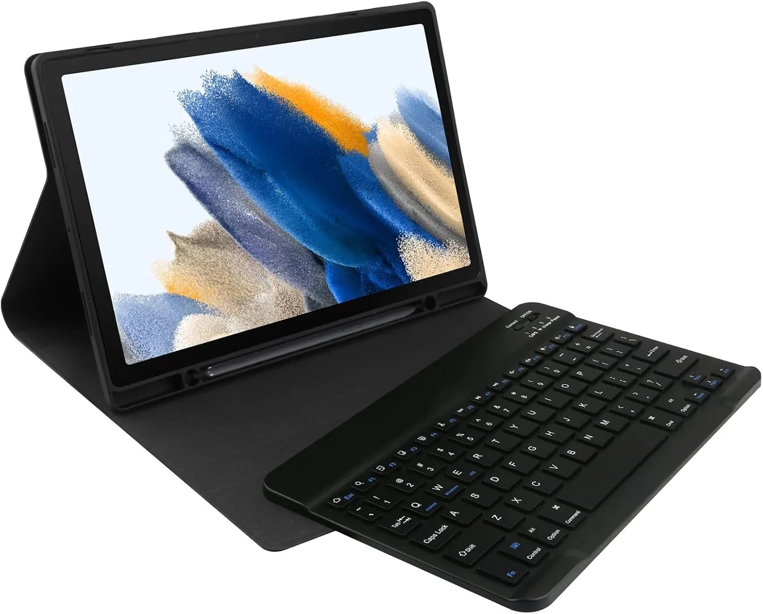 کیف محافظ تبلت جداشدنی Morelian با صفحه کلید بلوتوثی و جای قلم، سازگار با تبلت سامسونگ گلکسی تب A8 10.5 اینچی مدل SM-X200/SM-X205/SM-X207