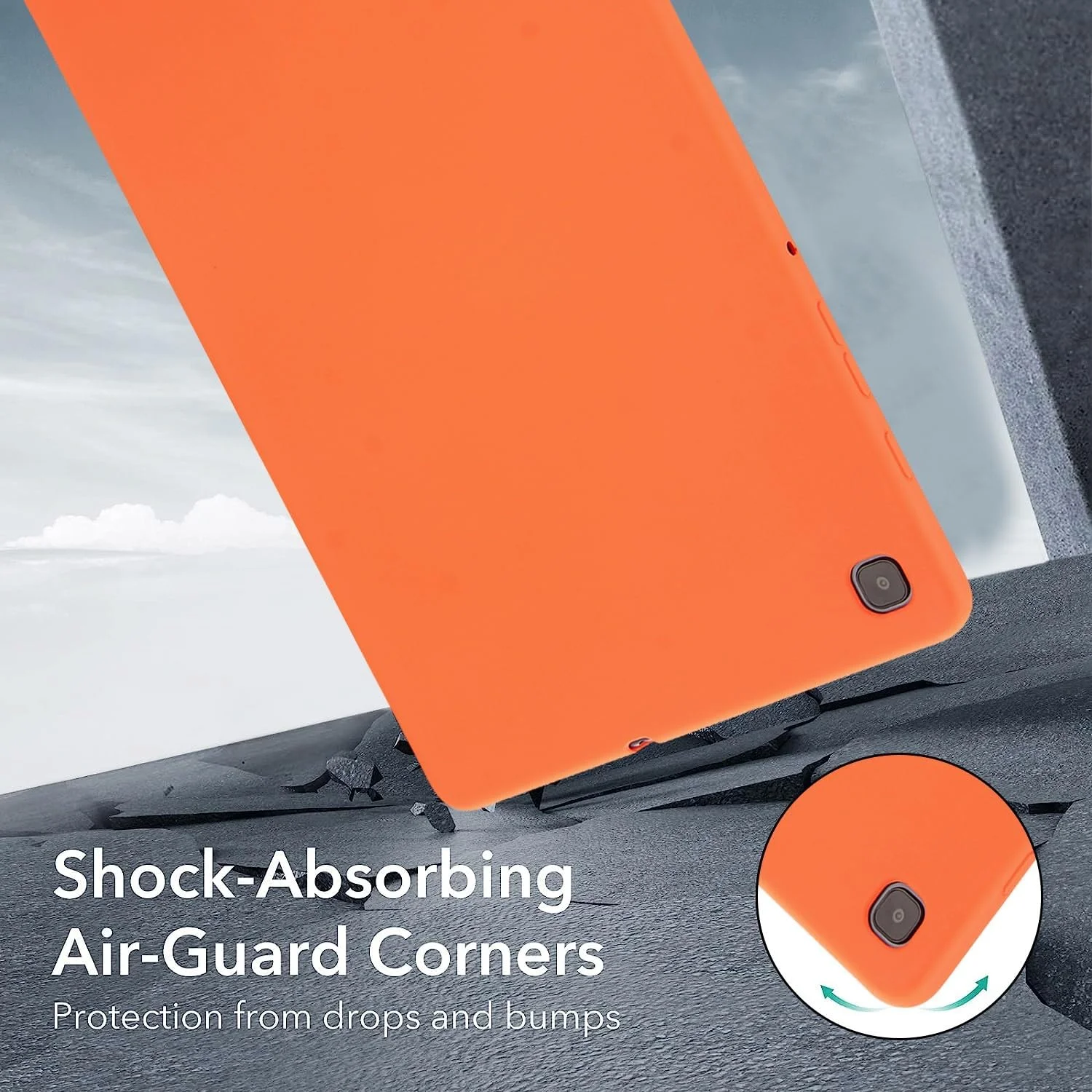 Travel with Tablet Case Compatible with Samsung Galaxy Tab S6 Lite 10.4'' 2024/2022/2020 (SM-P620/P610/P613/P615), Flexible TPU Protective Case, Slim and Lightweight, Shockproof