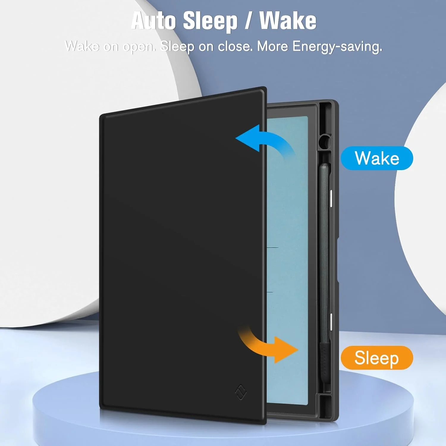 کیف باریک Fintie برای تبلت 10.3 اینچی BOOX Note Air3 C/Note Air 3 B/W E Ink ePaper 2023 - جلد چرمی PU ممتاز سبک وزن، حالت خواب/بیدار خودکار با نگهدارنده قلم، مشکی