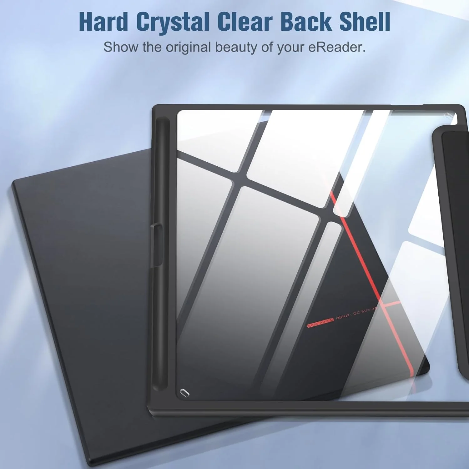 کیف باریک Fintie برای تبلت 10.3 اینچی BOOX Note Air3 C/Note Air 3 B/W E Ink ePaper 2023 - جلد چرمی PU ممتاز سبک وزن، حالت خواب/بیدار خودکار با نگهدارنده قلم، مشکی