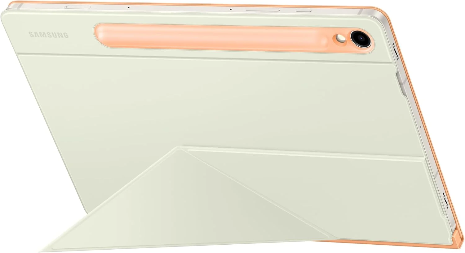 کاور هوشمند کتابی تبلت سامسونگ گلکسی تب S10 FE، نارنجی