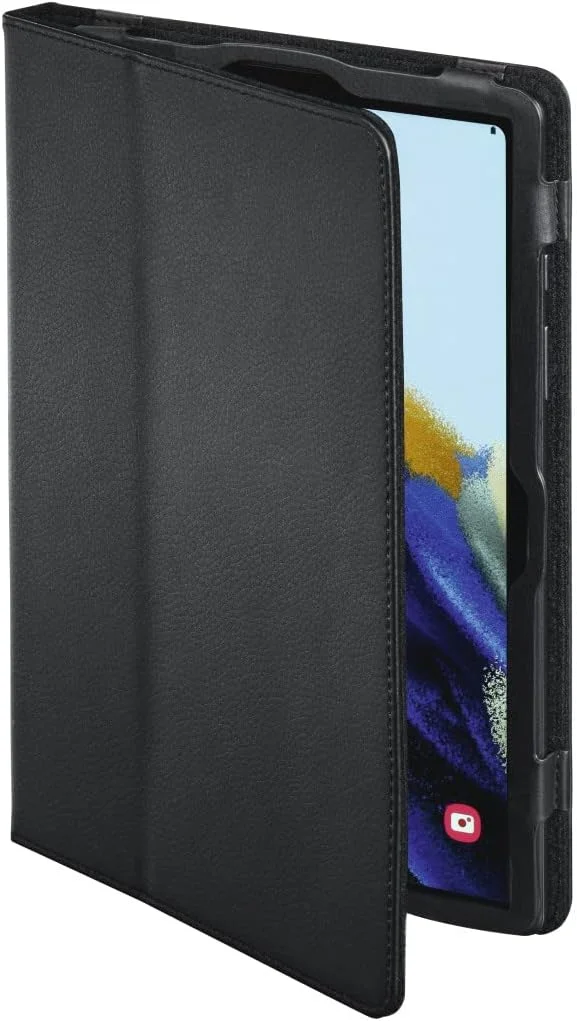 کیف محافظ هاما مناسب برای تبلت سامسونگ گلکسی تب A8 10.5 اینچ (کیف تاشو برای تبلت سامسونگ 10.5 اینچ / 26.4 سانتی متر A 8، کیف محافظ با عملکرد استند، روکش مغناطیسی) مشکی