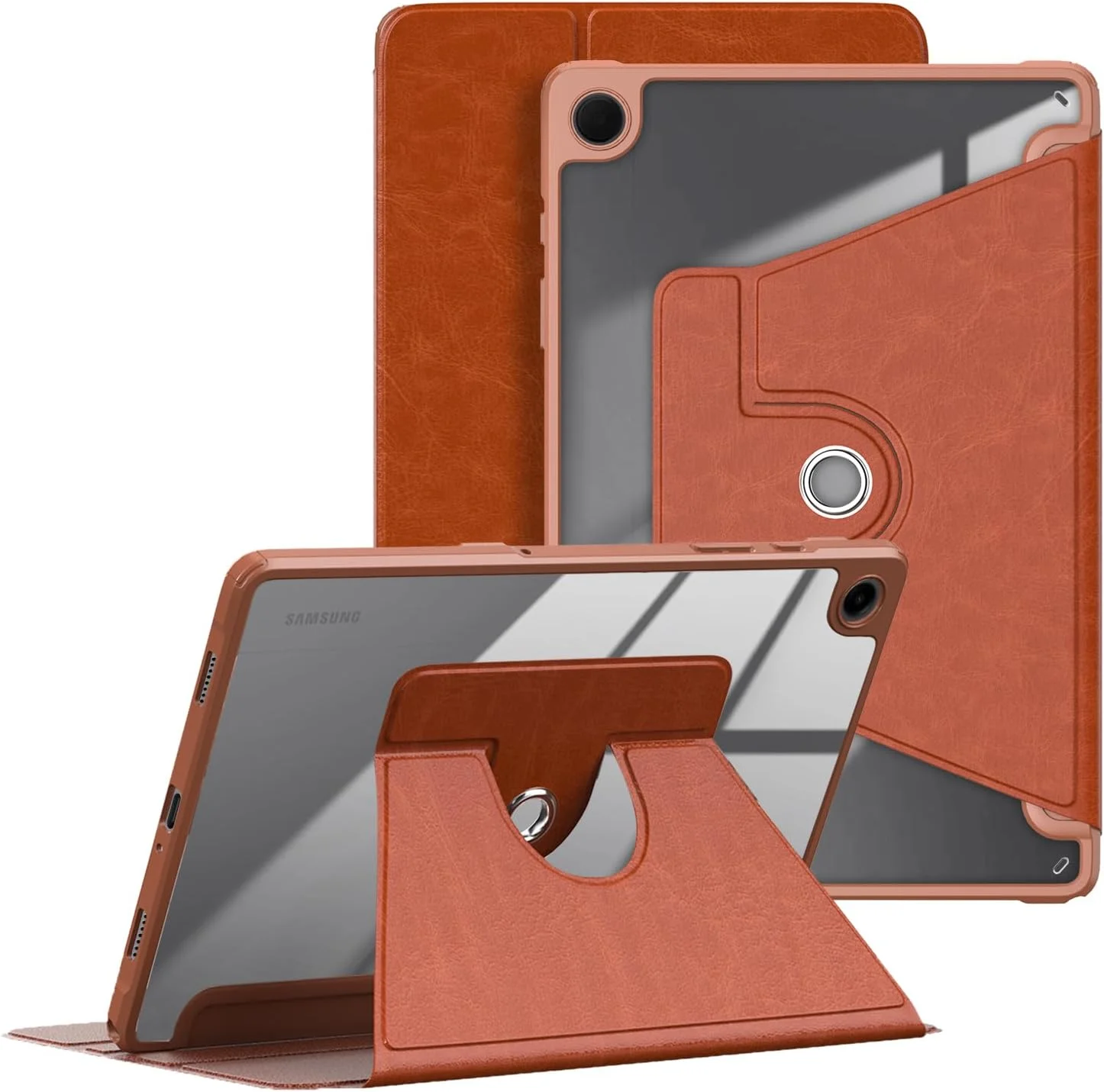 کیف تبلت TOPCASE سازگار با تبلت سامسونگ گلکسی تب A9 پلاس 11 اینچی مدل SM-X210/X216/X218 با قابلیت چرخش 360 درجه و محافظت کامل، قابلیت تنظیم چند زاویه دید و عملکرد خواب/بیدار شدن خودکار، قهوه ای کیف تبلت TOPCASE سازگار با تبلت سامسونگ گلکسی تب A9 پلاس 11 اینچی مدل SM-X210/X216/X218 با قابلیت چرخش 360 درجه و محافظت کامل، قابلیت تنظیم چند زاویه دید و عملکرد خواب/بیدار شدن خودکار، قهوه ای