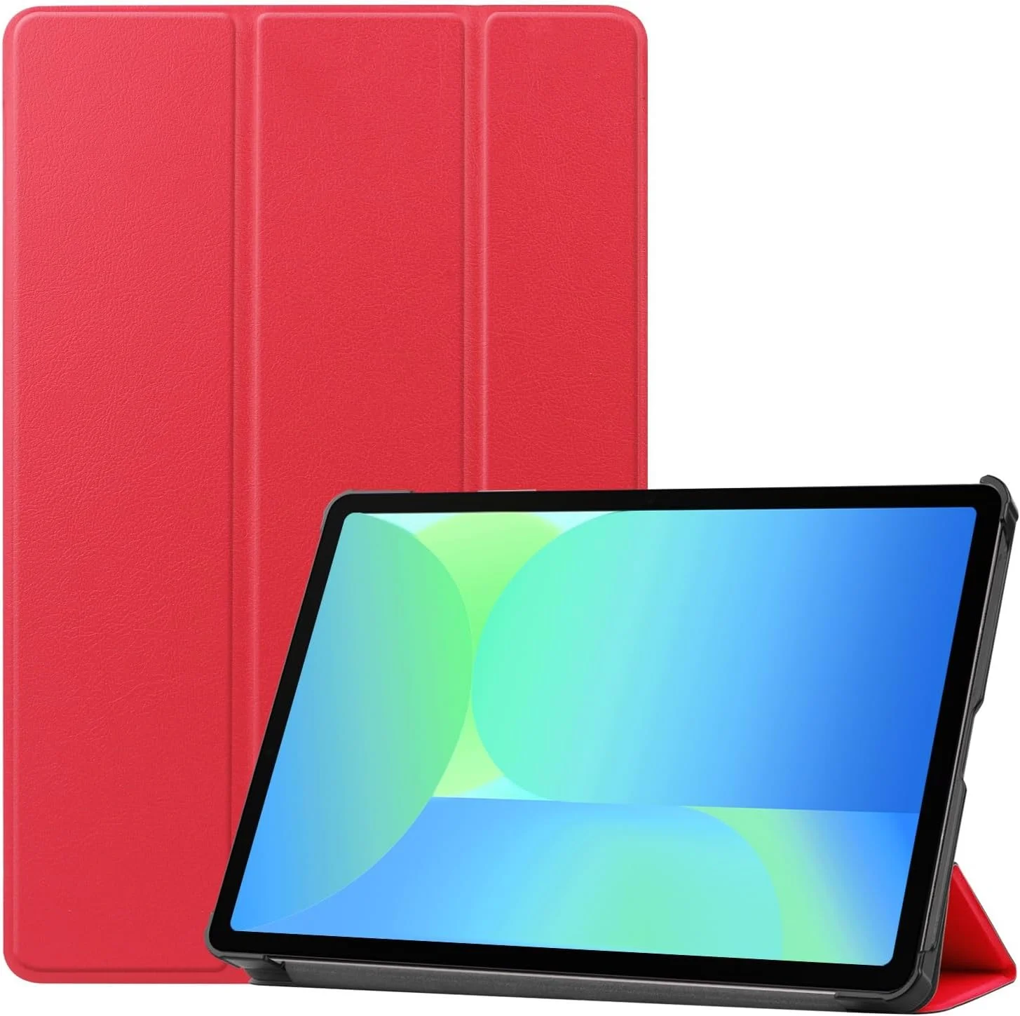 کیف تبلت مسافرتی سازگار با تبلت هوشمند سامسونگ گلکسی تب S10 FE/S9 FE 10.9 اینچی، کیف محافظ سبک وزن تاشو سه لایه PC سخت کیف تبلت مسافرتی سازگار با تبلت هوشمند سامسونگ گلکسی تب S10 FE/S9 FE 10.9 اینچی، کیف محافظ سبک وزن تاشو سه لایه PC سخت