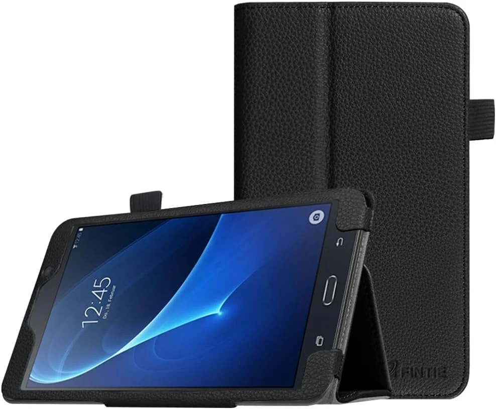 کیف کلاسوری Fintie برای تبلت سامسونگ گلکسی تب A 7.0 - جلد چرمی گیاهی ممتاز باریک با قابلیت استند برای تبلت سامسونگ گلکسی تب A 7.0 مدل 2016 (SM-T280/SM-T285)، مشکی کیف کلاسوری Fintie برای تبلت سامسونگ گلکسی تب A 7.0 - جلد چرمی گیاهی ممتاز باریک با قابلیت استند برای تبلت سامسونگ گلکسی تب A 7.0 مدل 2016 (SM-T280/SM-T285)، مشکی