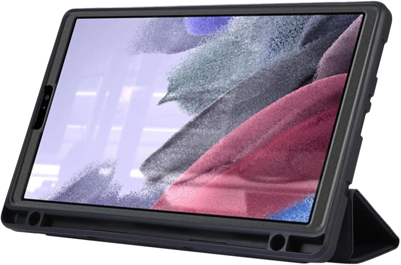 کیف تبلت مناسب برای تبلت سامسونگ گلکسی تب A7 Lite 8.7 اینچ مدل 2021 (SM-T220/T225/T227) با جای قلم، کیف هوشمند با پایه سه درب و پشت TPU نرم کیف تبلت مناسب برای تبلت سامسونگ گلکسی تب A7 Lite 8.7 اینچ مدل 2021 (SM-T220/T225/T227) با جای قلم، کیف هوشمند با پایه سه درب و پشت TPU نرم