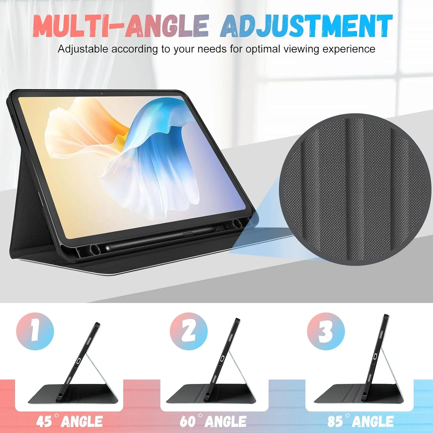 کاور تبلت سامسونگ گلکسی تب A9 پلاس 11 اینچی (SM-X210/X216/X218) برند LISEVO، دخترانه زنانه زیبا، با جای قلم، طراحی خواب/بیدار خودکار، طرح گلدار کاور تبلت سامسونگ گلکسی تب A9 پلاس 11 اینچی (SM-X210/X216/X218) برند LISEVO، دخترانه زنانه زیبا، با جای قلم، طراحی خواب/بیدار خودکار، طرح گلدار